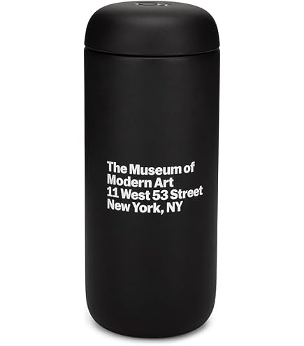 Amazon｜MoMA ロゴ ステンレスボトル グレー／ブラック｜水筒